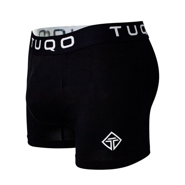 Elevated Dual Pouch Boxer (Black)