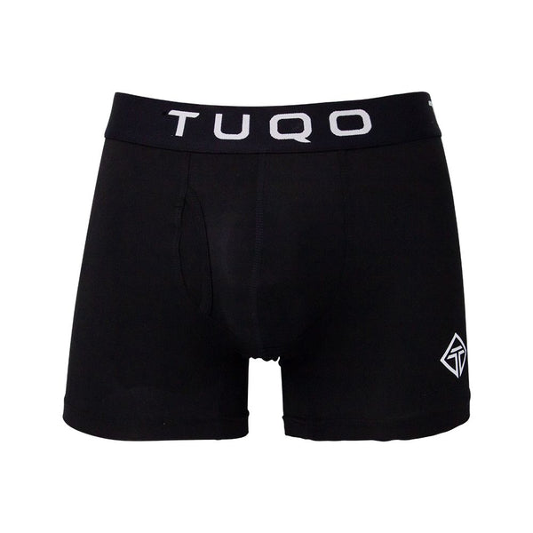 Elevated Dual Pouch Boxer (Black)